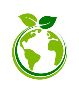 Ecological conservation. Sustainable world. Go green, protect nature concept. Vector illustration, flat, clip art.